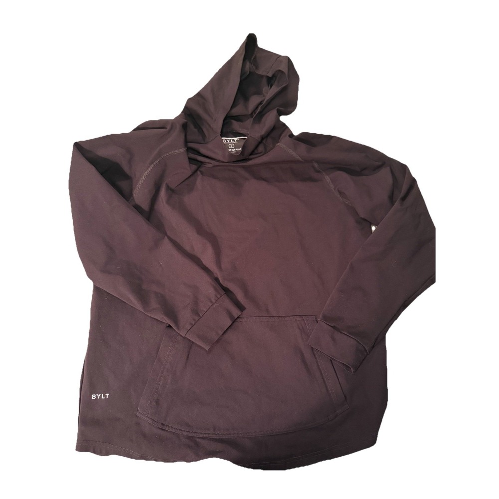 BYLT Elite Drop Cut Pullover Hoodie , Black size L